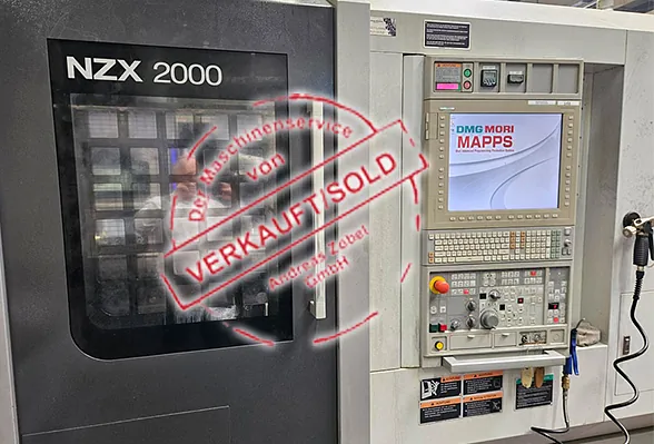 Andreas Zobel GmbH - CNC-Hochleistungsdrehmaschine Mori Seiki NZX2000SY800 - verkauft